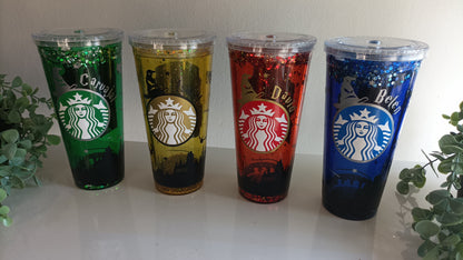 VASOS DE LAS CUATROS CASAS  1º COLECCION